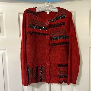 Black & Red Sweater